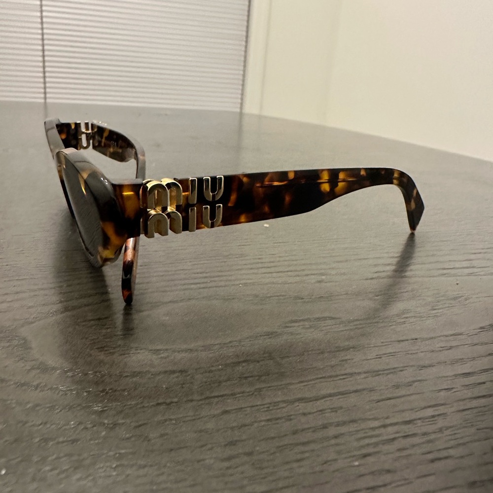 Miu Miu Brown Tortoise Sunglasses